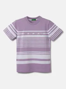 United Colors of Benetton Boys Striped Cotton T-shirt