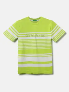 United Colors of Benetton Boys Striped Cotton T-shirt