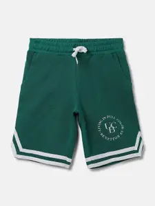 United Colors of Benetton Boys Horizontal Striped Cotton Shorts