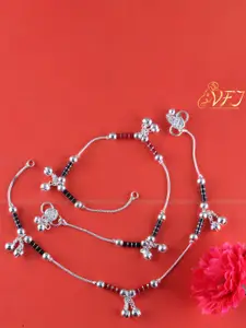 Vighnaharta Artificial Beaded Antique Anklets