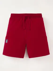 edheads Boys Mid-Rise Knee Length Cotton Shorts