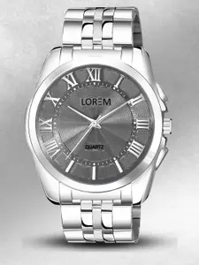 LOREM Premium Men Stainless Steel Analogue Watch LR128-CM