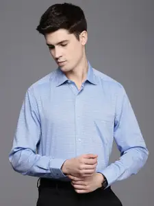 Louis Philippe Pure Cotton Checked Formal Shirt