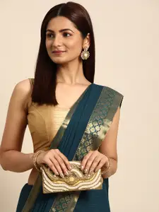 Indian Women Solid Silk Blend Saree