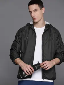 HRX by Hrithik Roshan Rapid-Dry Hooded Running Jacket