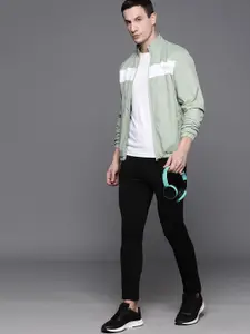 HRX by Hrithik Roshan Striped Lifestyle Bomber Jacket