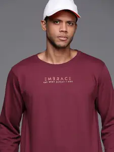 HRX by Hrithik Roshan Round Neck Printed Sweatshirt