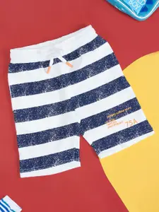 Pantaloons Junior Boys Striped Cotton Shorts