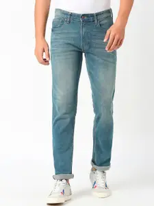 Pepe Jeans Men Mid-Rise Holborne Straight Fit Clean Look Light Fade Stretchable Jeans