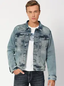 Pepe Jeans Regular Fit Washed Denim Jacket