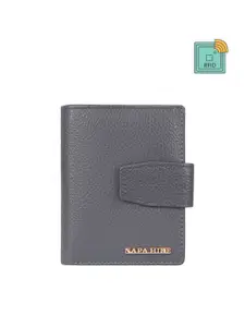 NAPA HIDE Textured Leather Two Fold Wallet