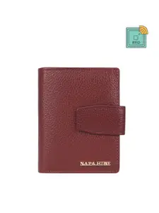 NAPA HIDE Women Leather RFID Two Fold Wallet