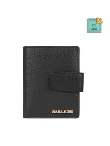 NAPA HIDE Women Leather Two Fold Wallet With RFID