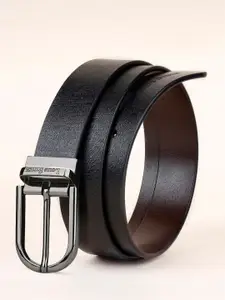 LOUIS STITCH 
Men Italian Leather Textured Reversible Belt