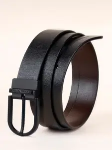 LOUIS STITCH 
Men Italian Leather Textured Reversible Belt