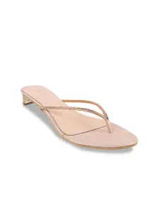 Mochi Open Toe Embellished Block Heels