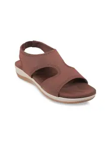 Metro Open Toe Synthetic Comfort Heels