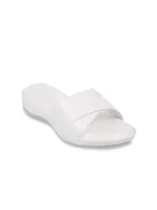 Metro Textured Open Toe Comfort Heels