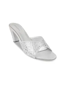 Metro Open Toe Block Heels