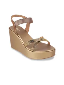 Mochi Open Toe Synthetic Wedge Heels