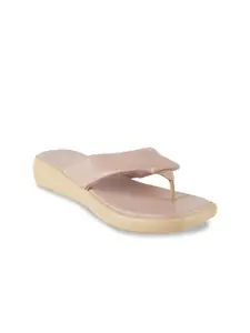 WALKWAY by Metro Square Toe T-Strap Flats