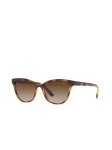 vogue Women Cateye Sunglasses With UV Protected Lens 8056597810463-Havana