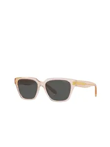 vogue Women  Square Sunglasses With UV Protected Lens 8056597816922-Light Brown