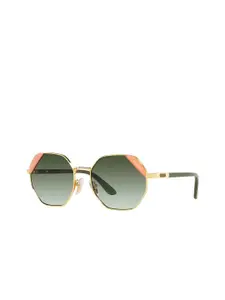 Vogue Eyewear Women Gradient Green Lens Irregular Sunglasses - 0VO4268S280/8E55