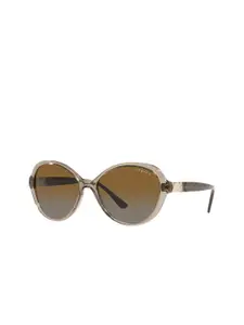 vogue Women Butterfly Sunglasses With UV Protected Lens 8056597815062-Brown