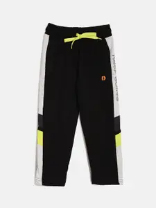DIXCY SCOTT Boys Mid-Rise Pure Cotton Relaxed-Fit Track Pants