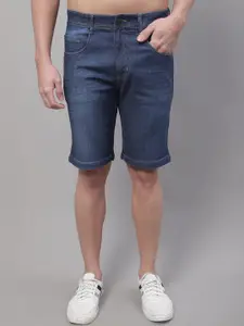 Metronaut Men Mid-Rise Stretchable Cotton Denim Shorts