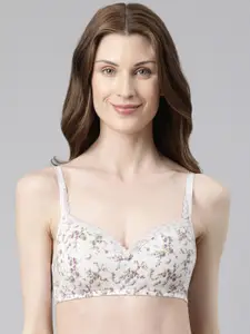 Enamor Cotton High Coverage Padded and Wirefree T-shirt Bra A017