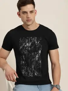 Moda Rapido Round Neck Graphic Printed Pure Cotton T-shirt