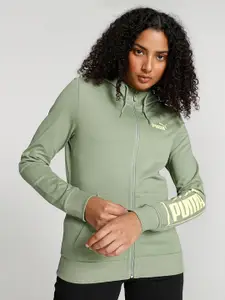 Puma Foil Graphic Hooded Front-Open Sweatshirt