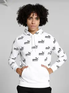 Puma Amplified AOP Graphic Printed Cotton Hooded Regular fit Sweatshirt