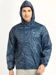 Wildcraft Printed Hooded Rain Jacket