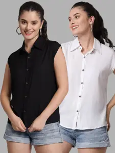 Funday Fashion Pack Of 2 Slim Fit Casual Shirt