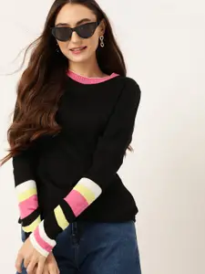 DressBerry Pure Acrylic Solid Pullover