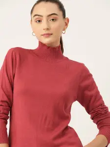 DressBerry High Neck Acrylic Pullover