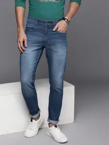 WROGN Men Skinny Fit Heavy Fade Stretchable Jeans