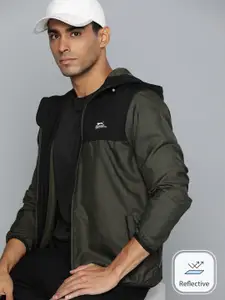 Slazenger Colourblocked Ultra-Dry Hooded Sporty Jacket