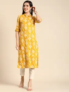 Anouk Ethnic Motifs Printed Kurta