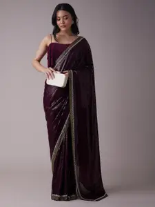 KALKI Fashion Sequin Embellished Saree