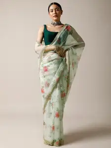 KALKI Fashion Floral Embroidered Saree