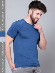 DIAZ Pack Of 2 Round Neck T-Shirt