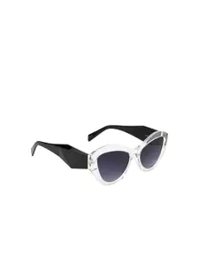 DressBerry Women Grey Lens & Cateye Sunglasses With UV Protected Lens DB-JL9276-C7