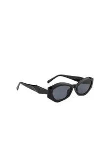 DressBerry Women Black Lens & Cateye Sunglasses With UV Protected Lens DB-JL9273-C1