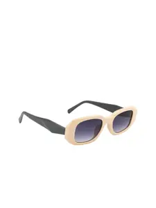 DressBerry Women Grey Lens & Yellow Rectangle Sunglasses DB-JL9272-C3