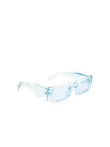 DressBerry Women Blue Lens & Blue Rectangle Sunglasses With UV Protected Lens DB-JL9280-C8