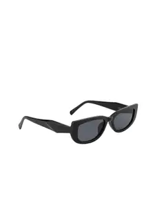 DressBerry Women Black Lens & Cateye Sunglasses With UV Protected Lens DB-JL9270-C1